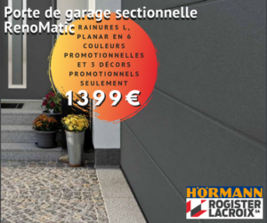 Portes de garage sectionnelles Hörmann - Rogister-Lacroix