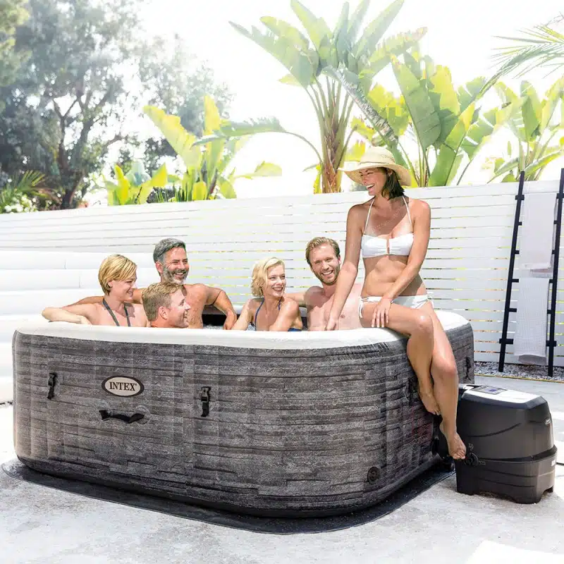 spa jacuzzi gonflable ardoise 4 6 places 1